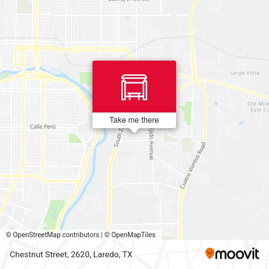 Mapa de Chestnut Street, 2620