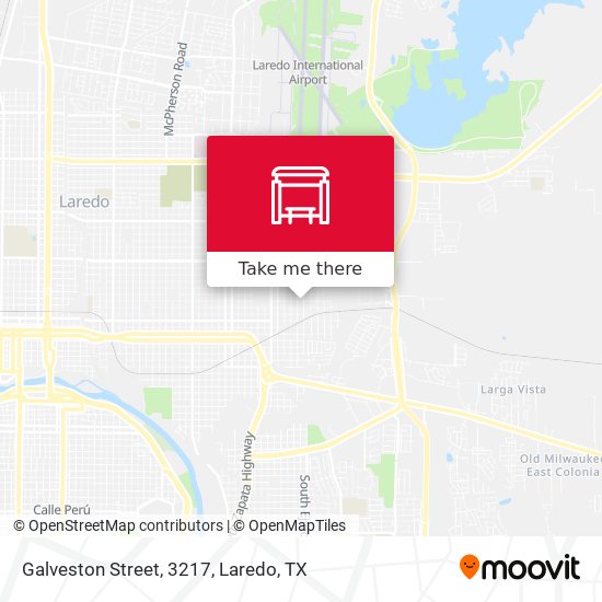 Galveston Street, 3217 map
