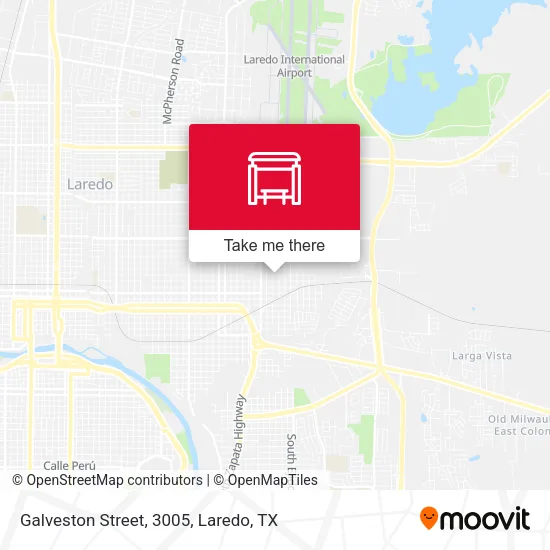 Mapa de Galveston Street, 3005