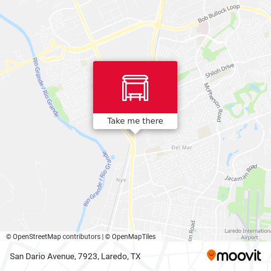 San Dario Avenue, 7923 map