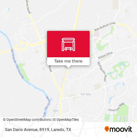 San Dario Avenue, 8919 map