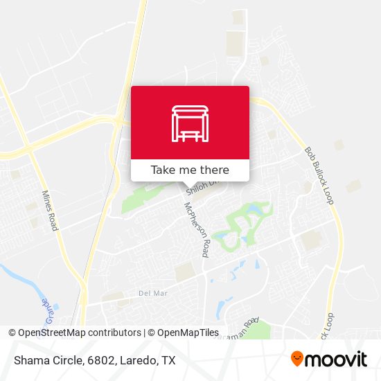 Shama Circle, 6802 map