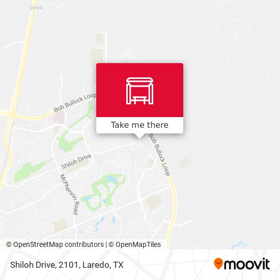 Shiloh Drive, 2101 map