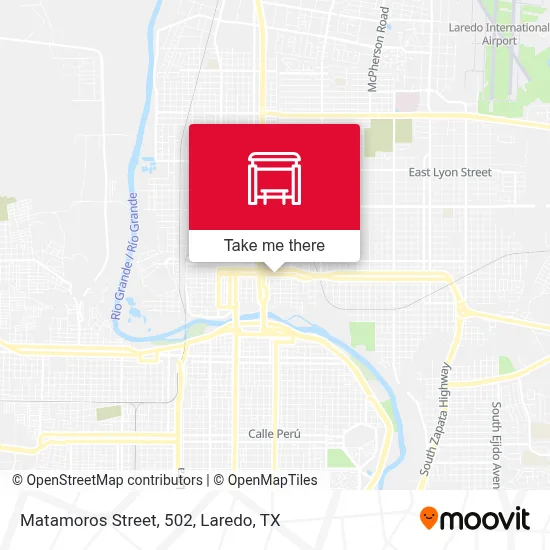 Matamoros Street, 502 map