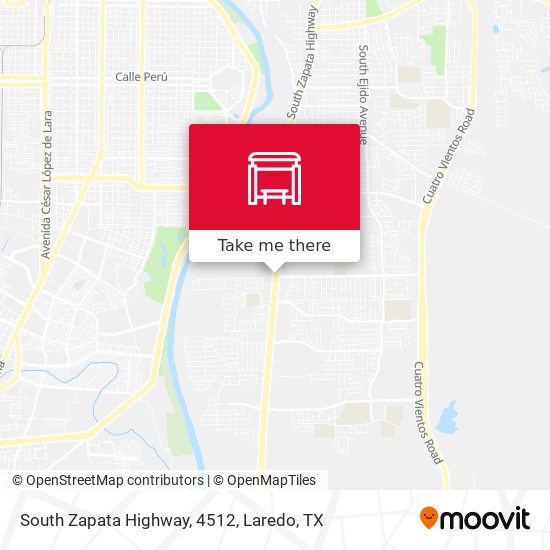 South Zapata Highway, 4512 map