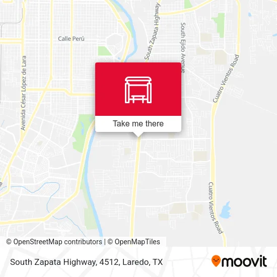 South Zapata Highway, 4512 map