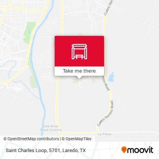 Mapa de Saint Charles Loop, 5701