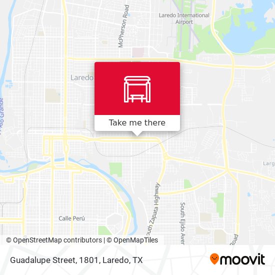 Guadalupe Street, 1801 map