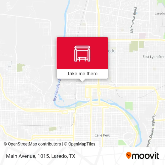 Main Avenue, 1015 map