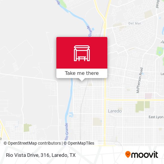 Rio Vista Drive, 316 map