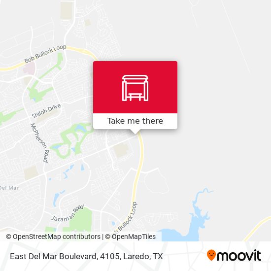 Mapa de East Del Mar Boulevard, 4105
