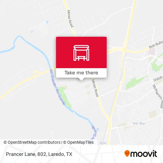 Mapa de Prancer Lane, 802