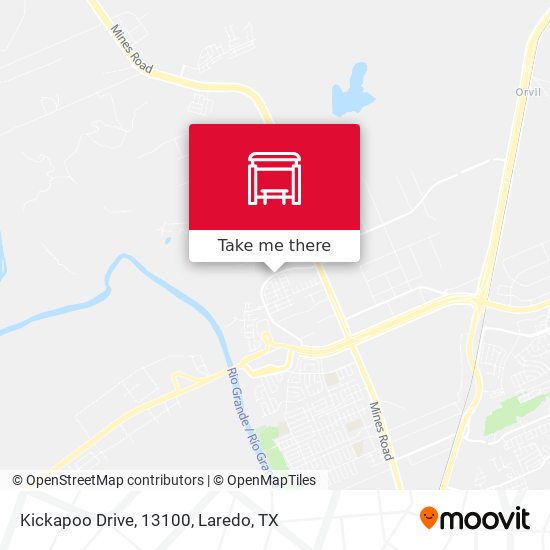 Kickapoo Drive, 13100 map