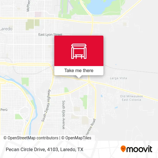 Pecan Circle Drive, 4103 map
