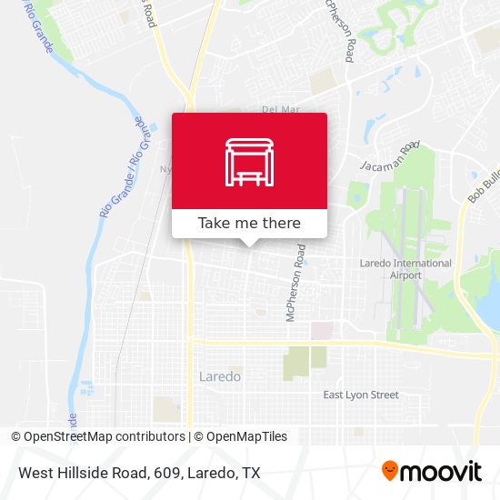 Mapa de West Hillside Road, 609