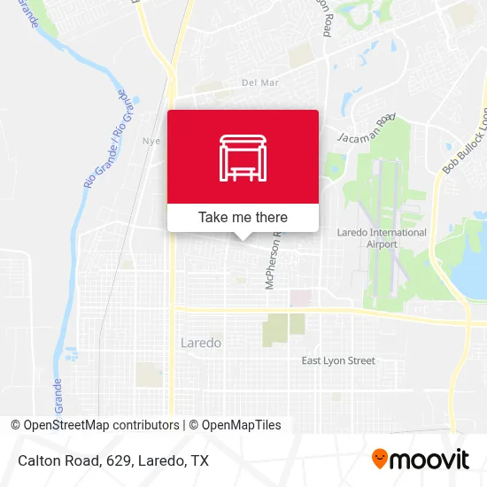 Calton Road, 629 map