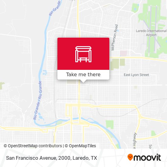 San Francisco Avenue, 2000 map