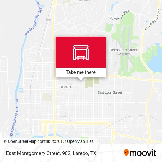 Mapa de East Montgomery Street, 902