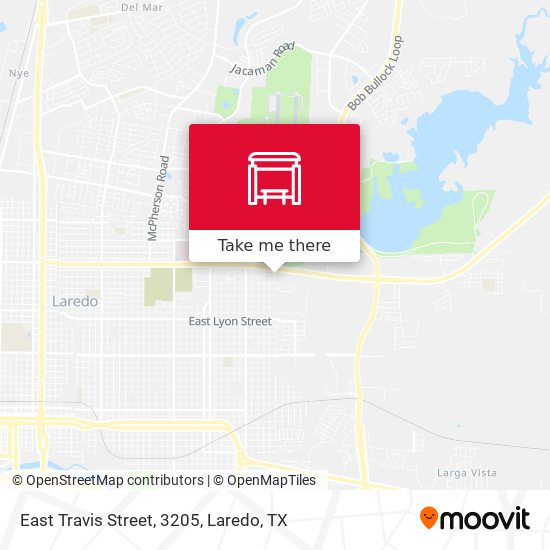 East Travis Street, 3205 map