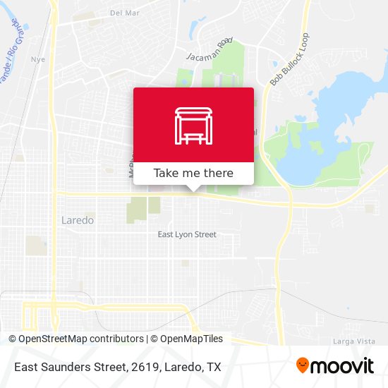 How to get to East Saunders Street, 2619 in Laredo by Bus?