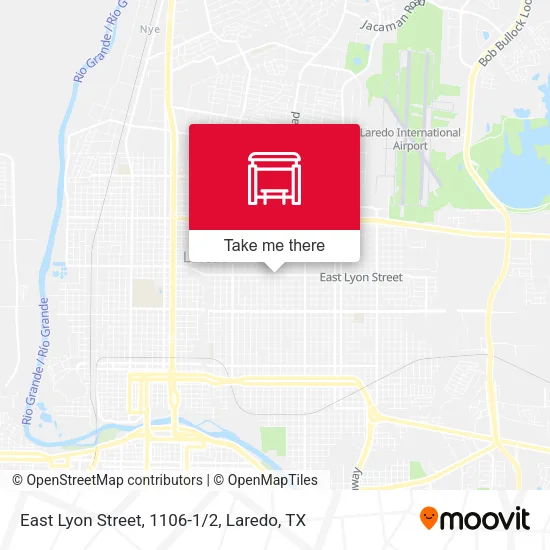 East Lyon Street, 1106-1/2 map