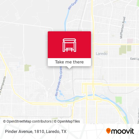 Pinder Avenue, 1810 map