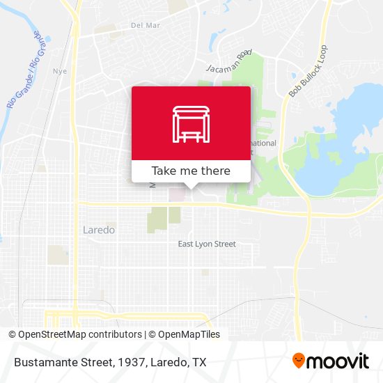 Bustamante Street, 1937 map