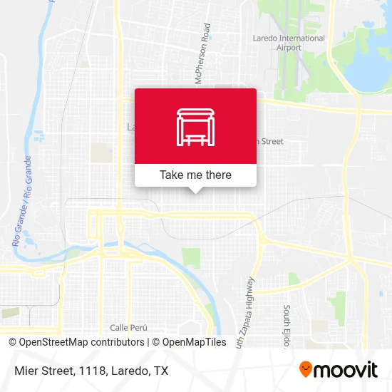 Mier Street, 1118 map
