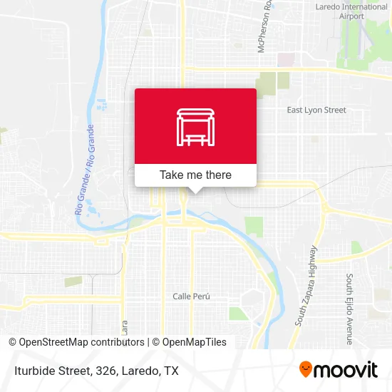 Mapa de Iturbide Street, 326