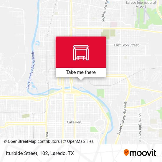 Mapa de Iturbide Street, 102