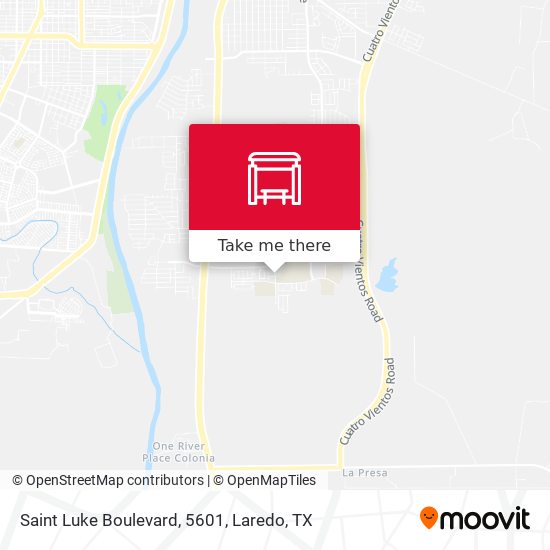 Saint Luke Boulevard, 5601 map