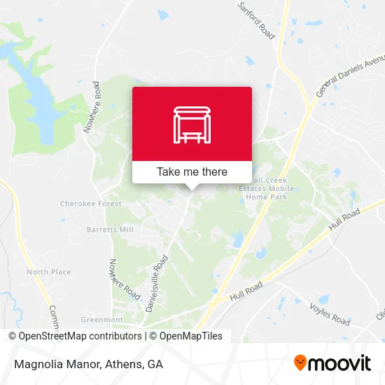 Mapa de Magnolia Manor