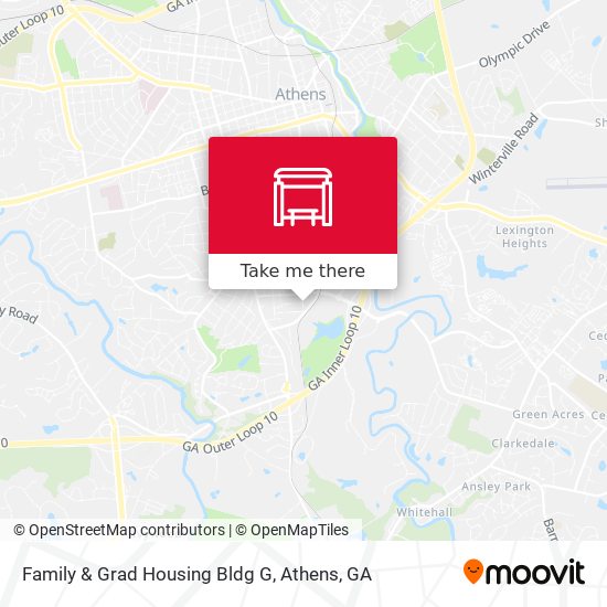 Mapa de Family & Grad Housing Bldg G