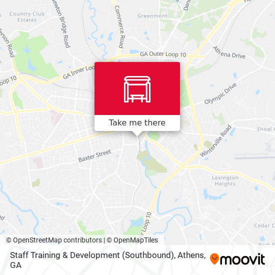 Staff Training & Development (Southbound) map