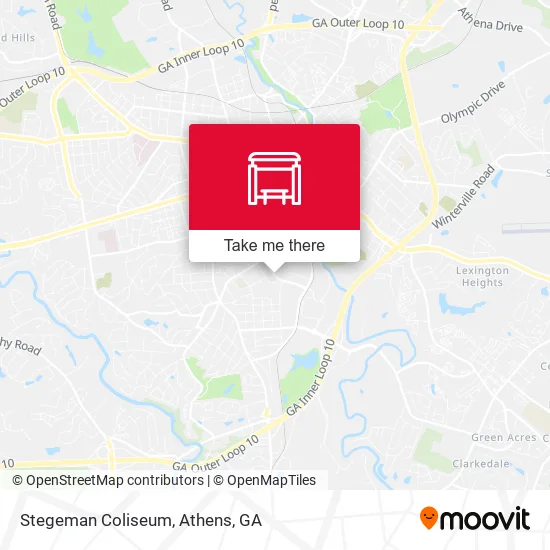 Mapa de Stegeman Coliseum