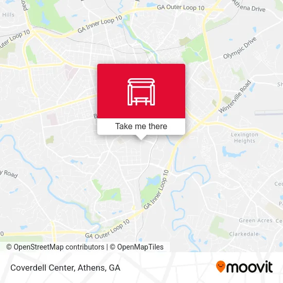 Mapa de Coverdell Center