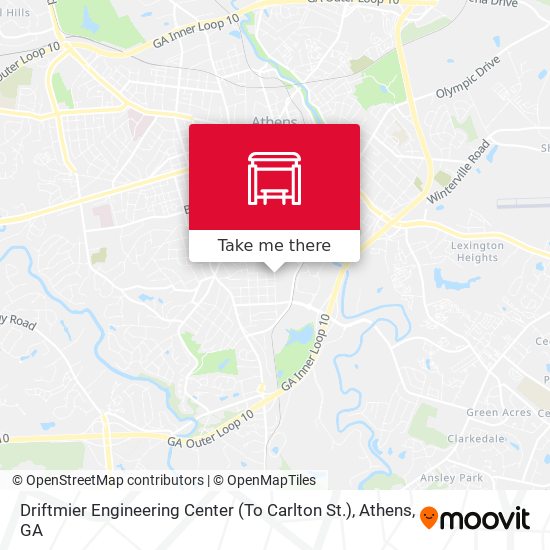 Mapa de Driftmier Engineering Center (To Carlton St.)
