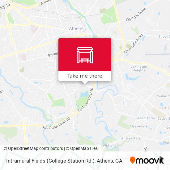 Intramural Fields (College Station Rd.) map