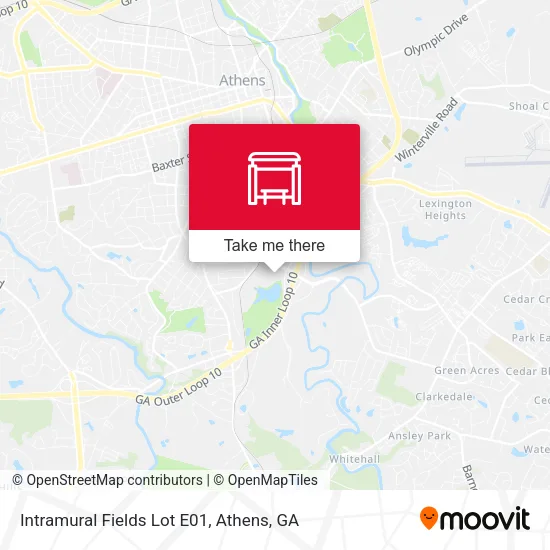 Mapa de Intramural Fields Lot E01