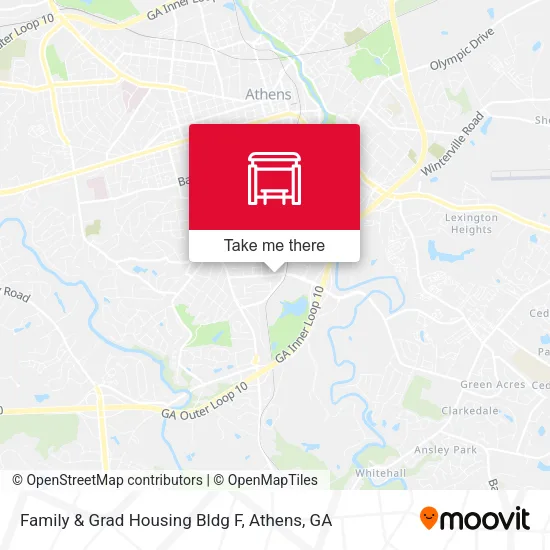 Mapa de Family & Grad Housing Bldg F