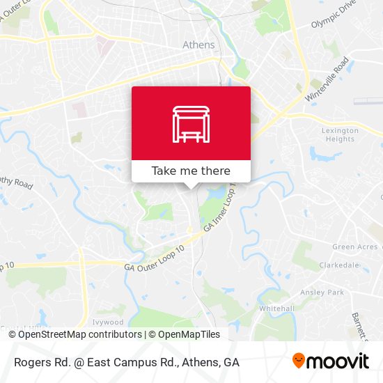 Rogers Rd. @ East Campus Rd. map