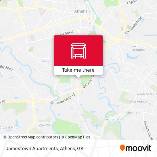 Jamestown Apartments map