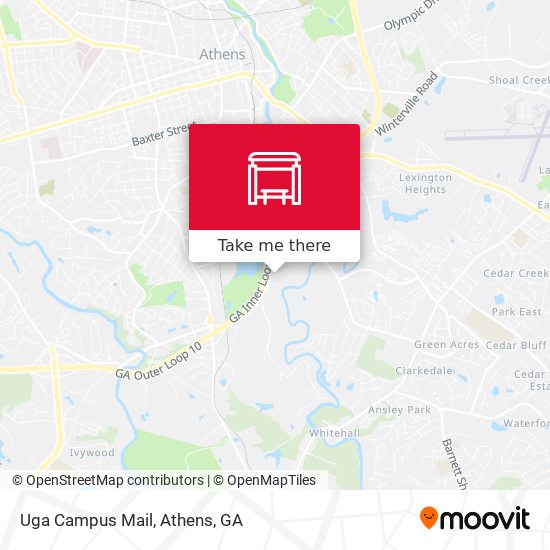 Uga Campus Mail map