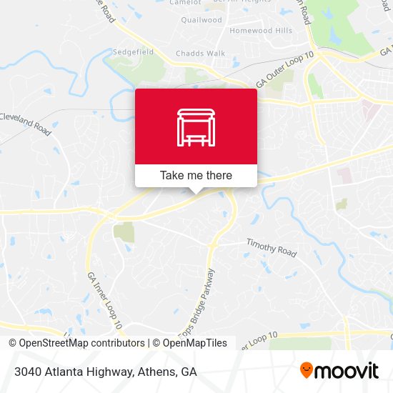 3040 Atlanta Highway map