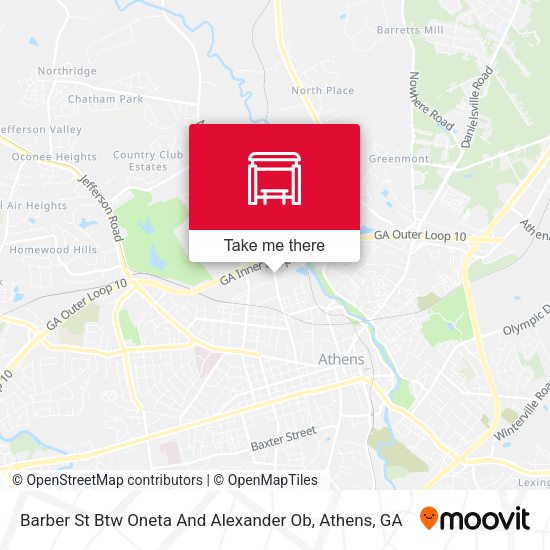 Barber St Btw Oneta And Alexander Ob map