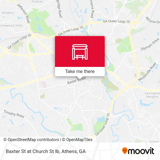 Mapa de Baxter St at Church St Ib
