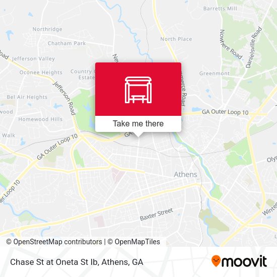 Mapa de Chase St at Oneta St Ib