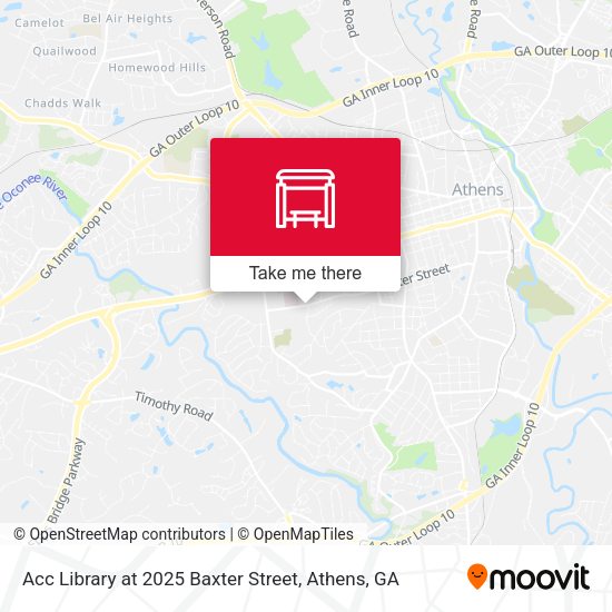 Mapa de Acc Library at 2025 Baxter Street