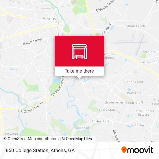 Mapa de 850 College Station