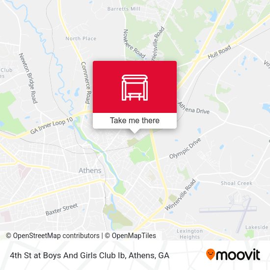 4th St at Boys And Girls Club Ib map